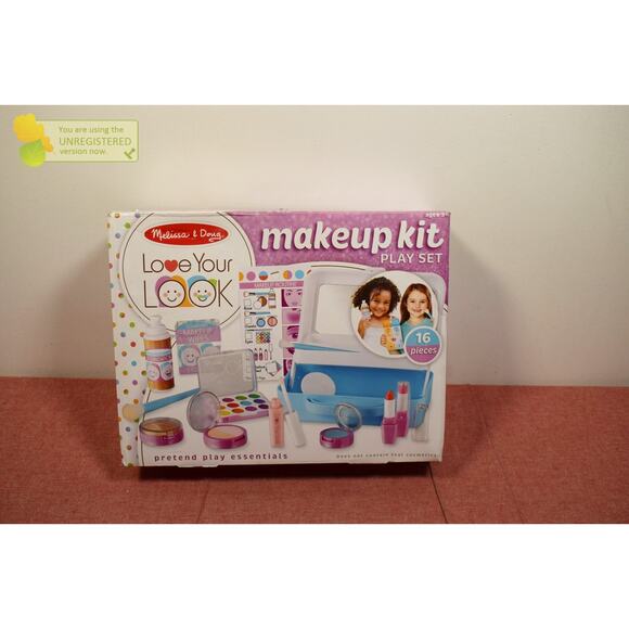 Melissa & Doug Love Your Look Pretend Makeup Kit Play Set - Picture 1 of 6